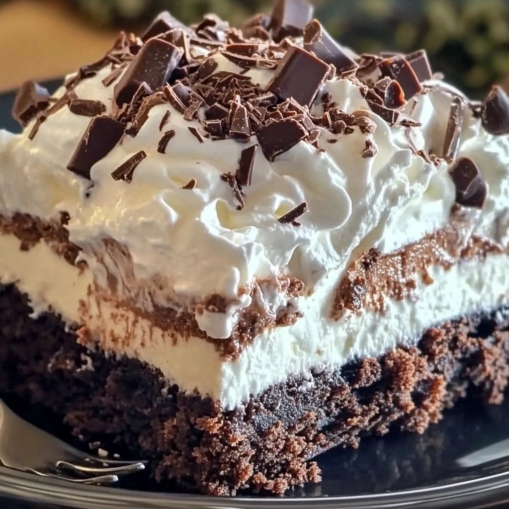 Brownie Refrigerator Cake
