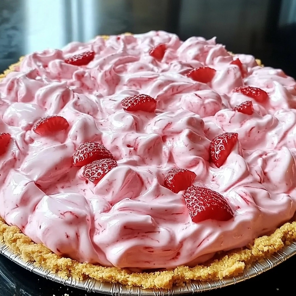 Strawberry Icebox Pie