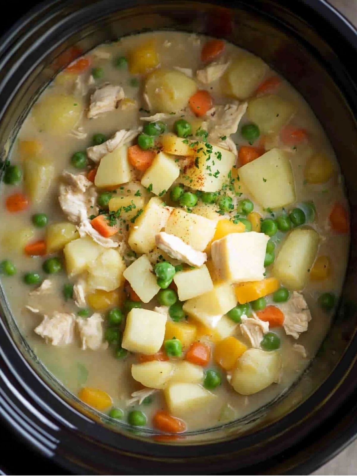 crockpot chicken pot pie