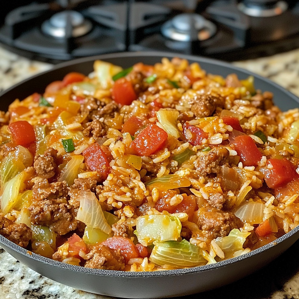 Cajun Cabbage Jambalaya