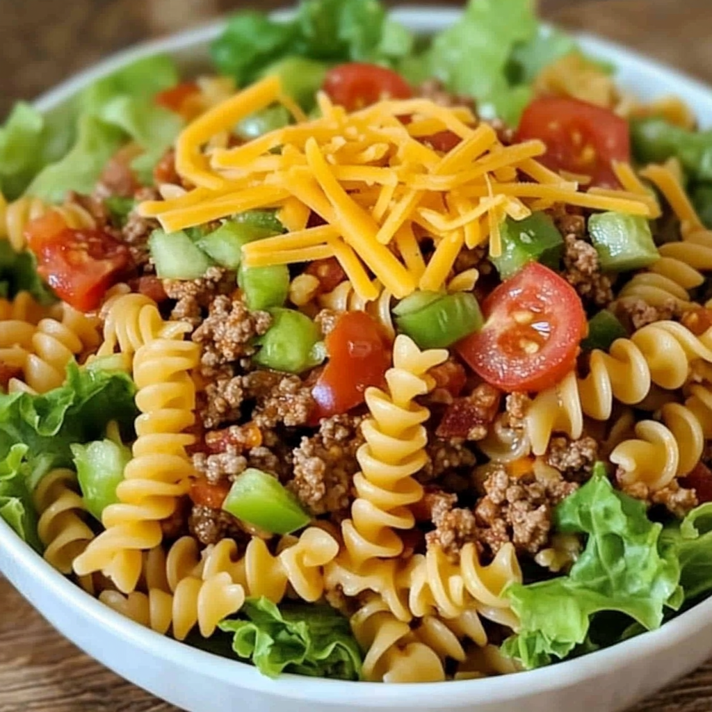 Taco Pasta Salad Delight