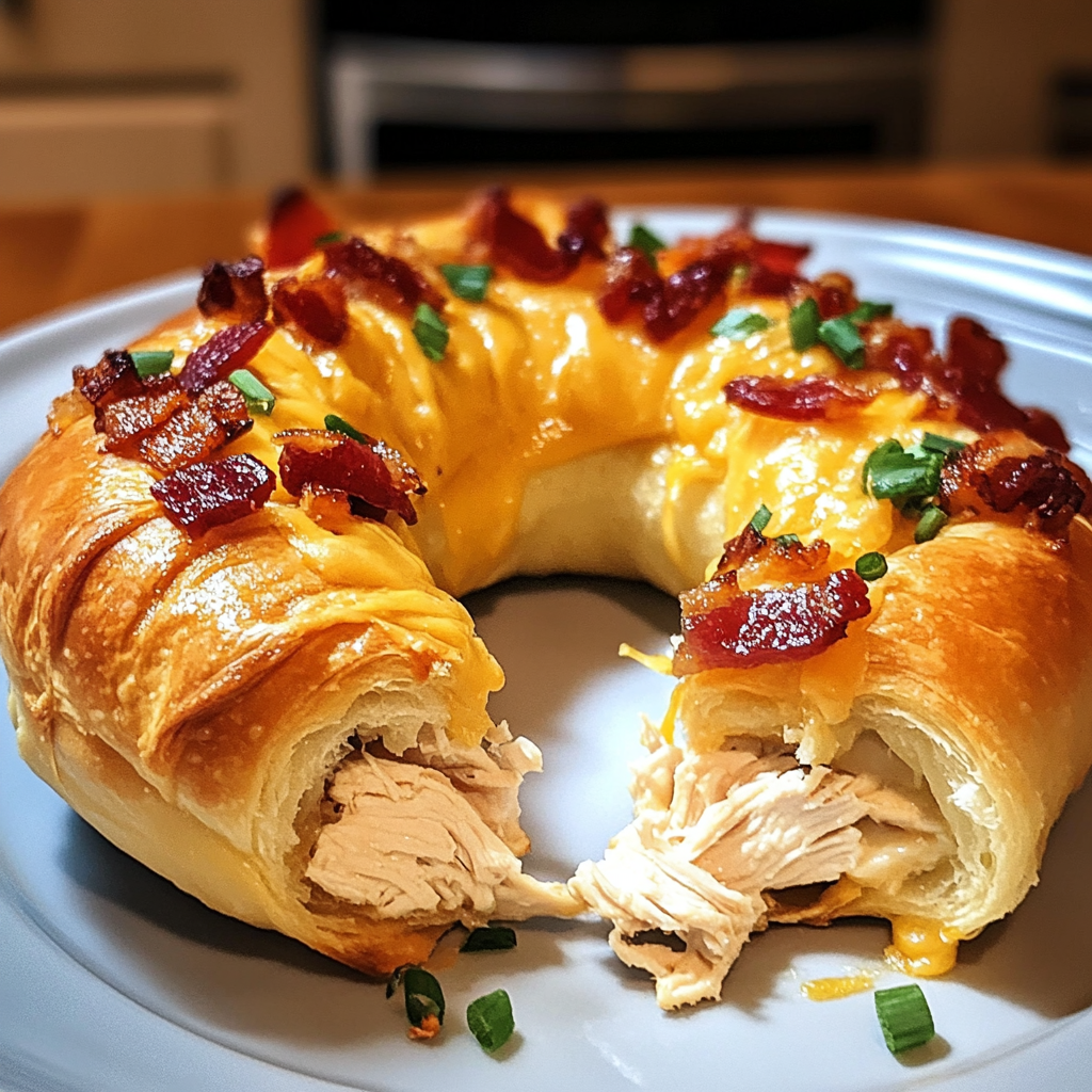 Chicken Bacon Ranch Crescent Ring
