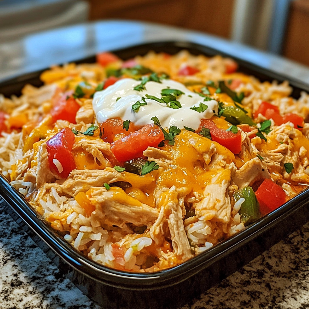 Fajita Chicken Casserole
