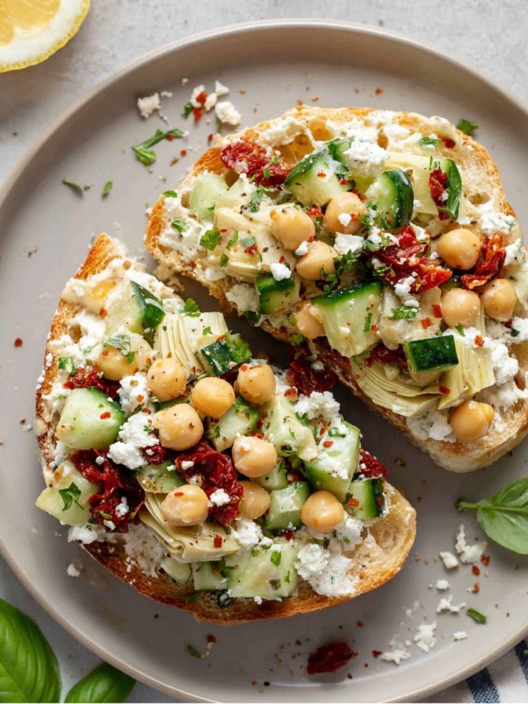 Cottage Cheese and Chickpeas Salad (2)
