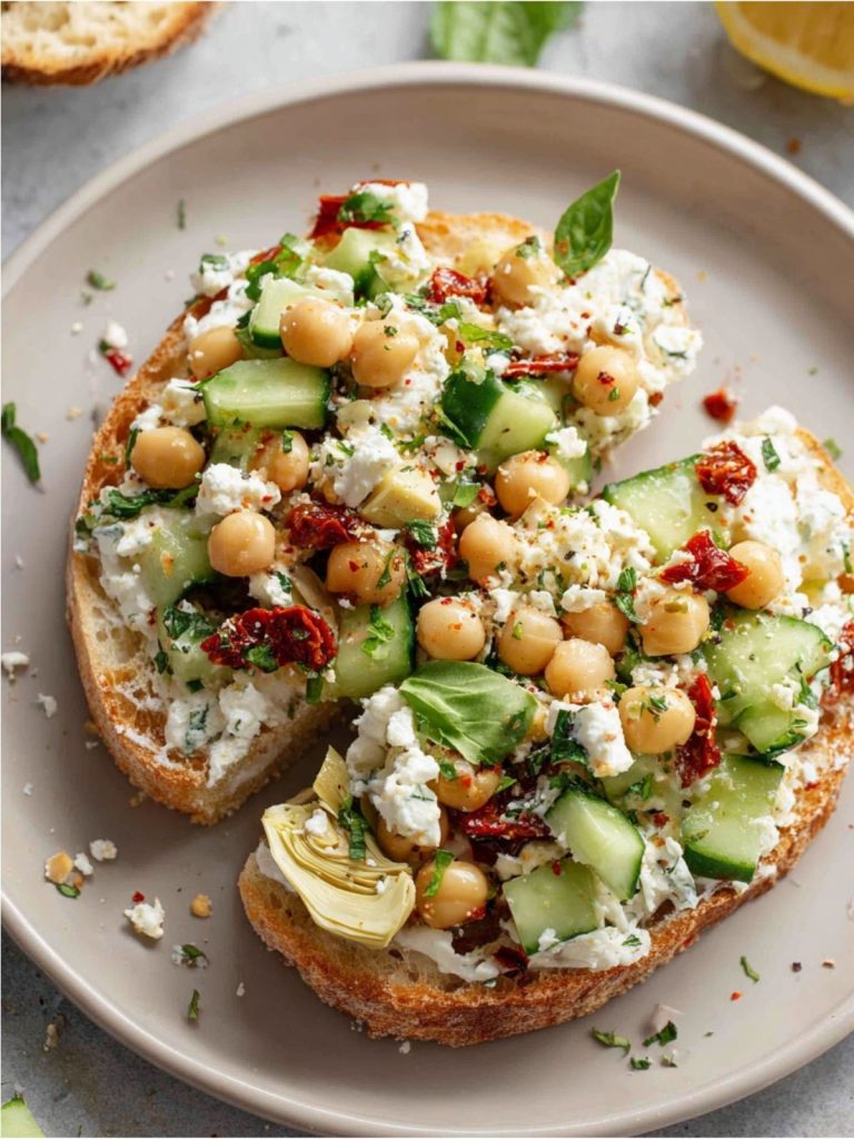 Cottage Cheese and Chickpeas Salad (5)