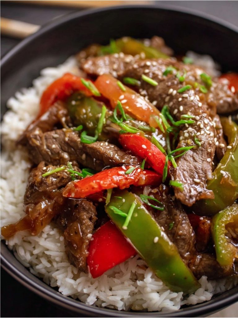 Pepper Steak in a Crock Pot (3)
