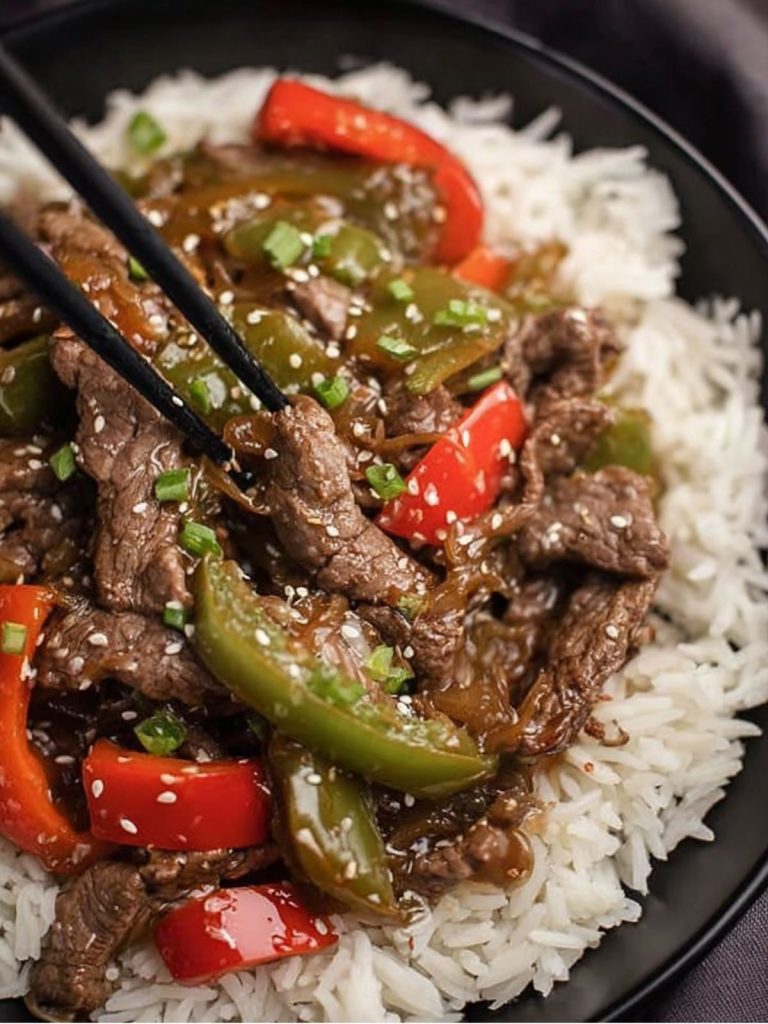 Pepper Steak in a Crock Pot (5)
