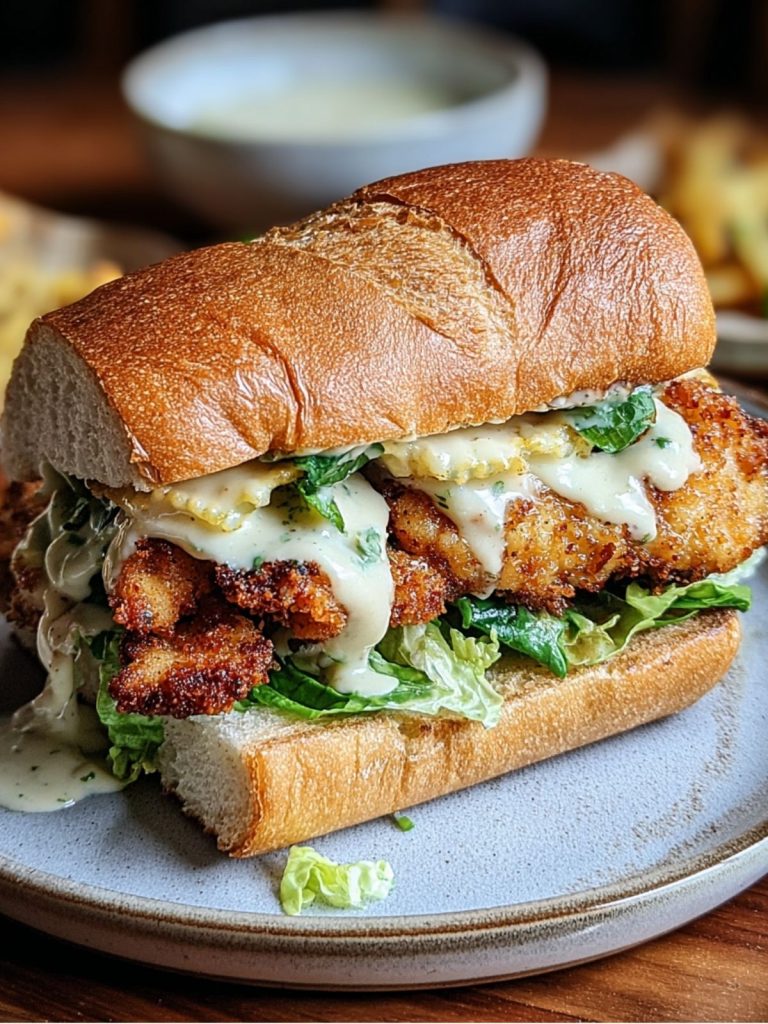 Crispy Chicken Caesar Sandwich (3)
