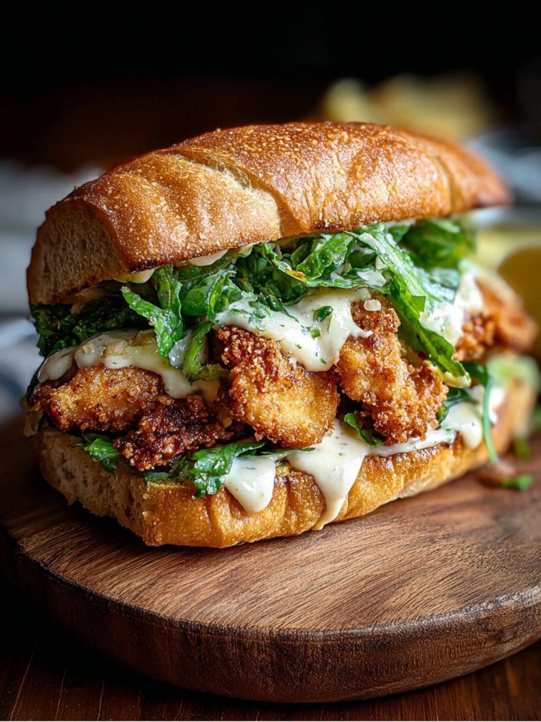 Crispy Chicken Caesar Sandwich (4)