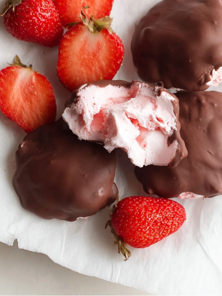 Frozen Strawberry Yogurt (2)