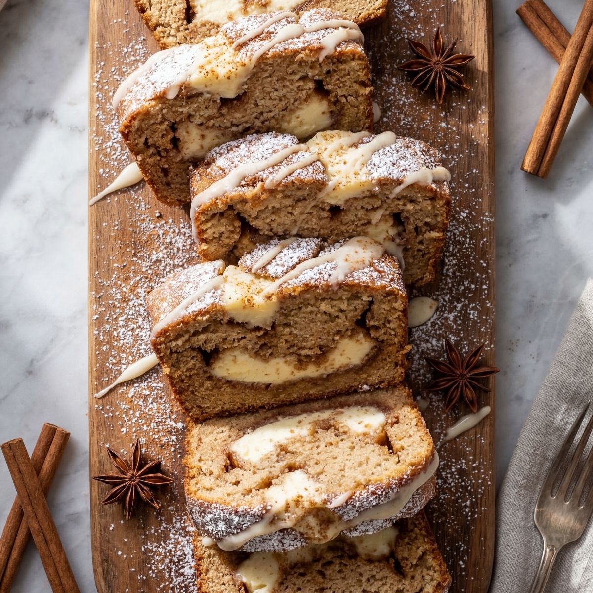 Cinnamon Swirl Protein Cake