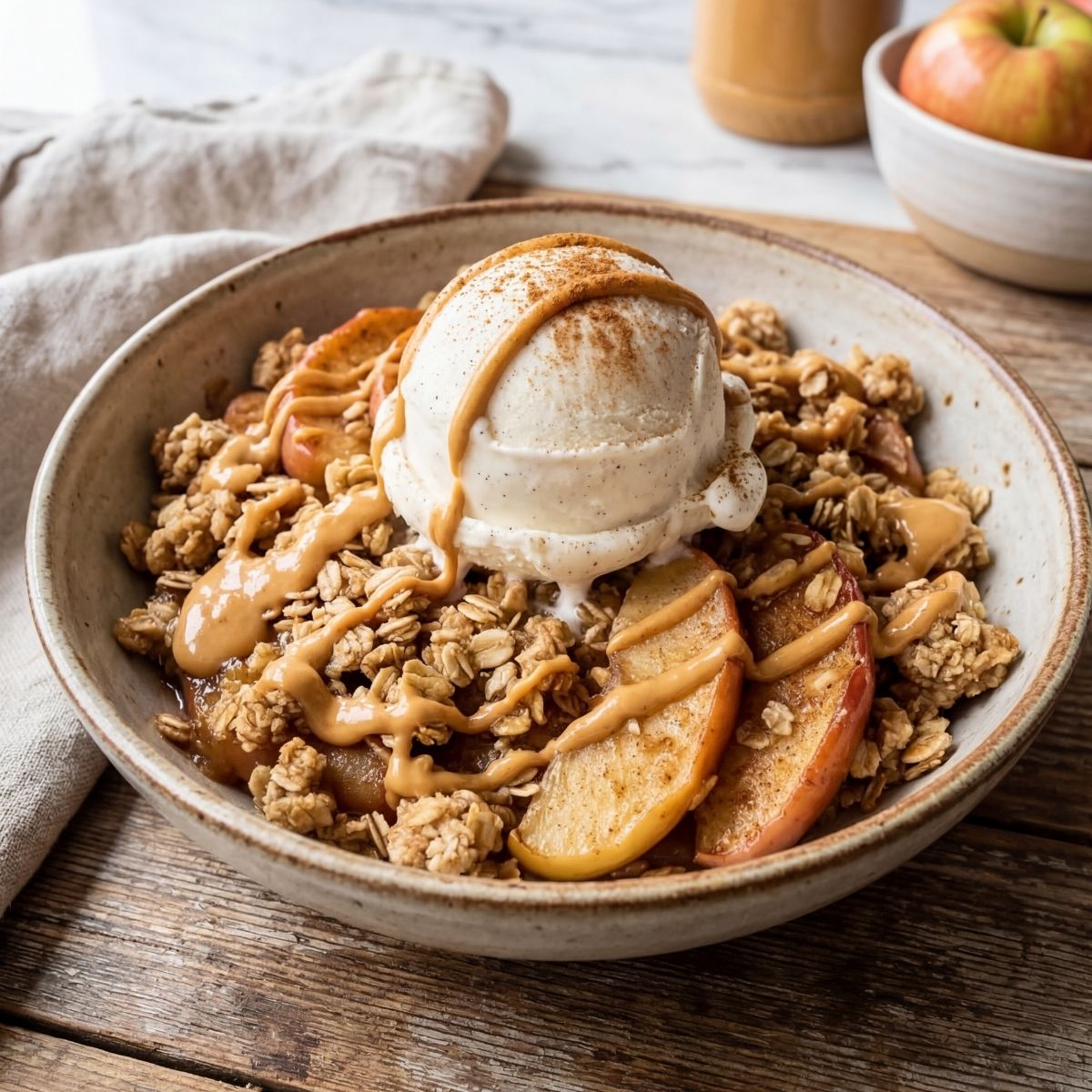 High Protein Apple Crisp