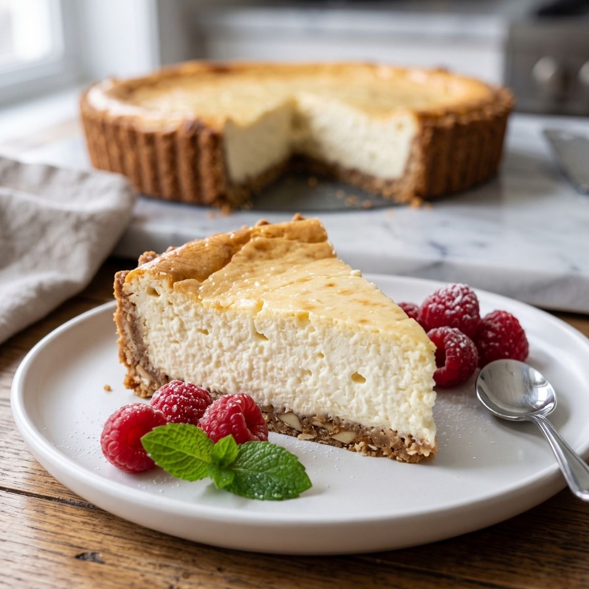 High Protein Keto Cheesecake